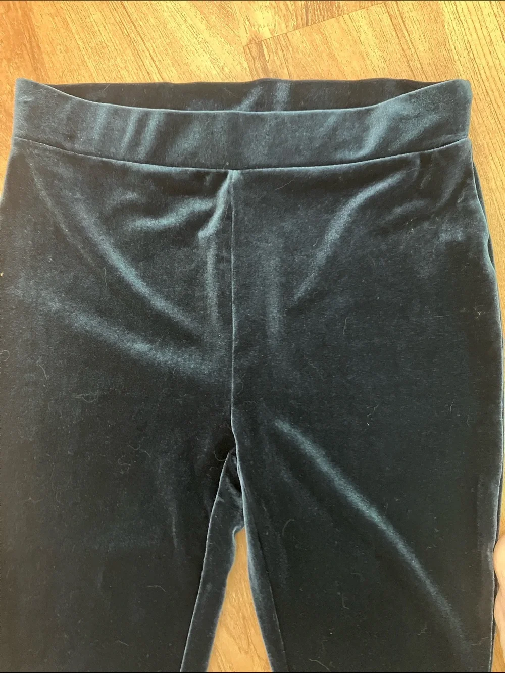 J. Crew Navy Velvet Leggings small